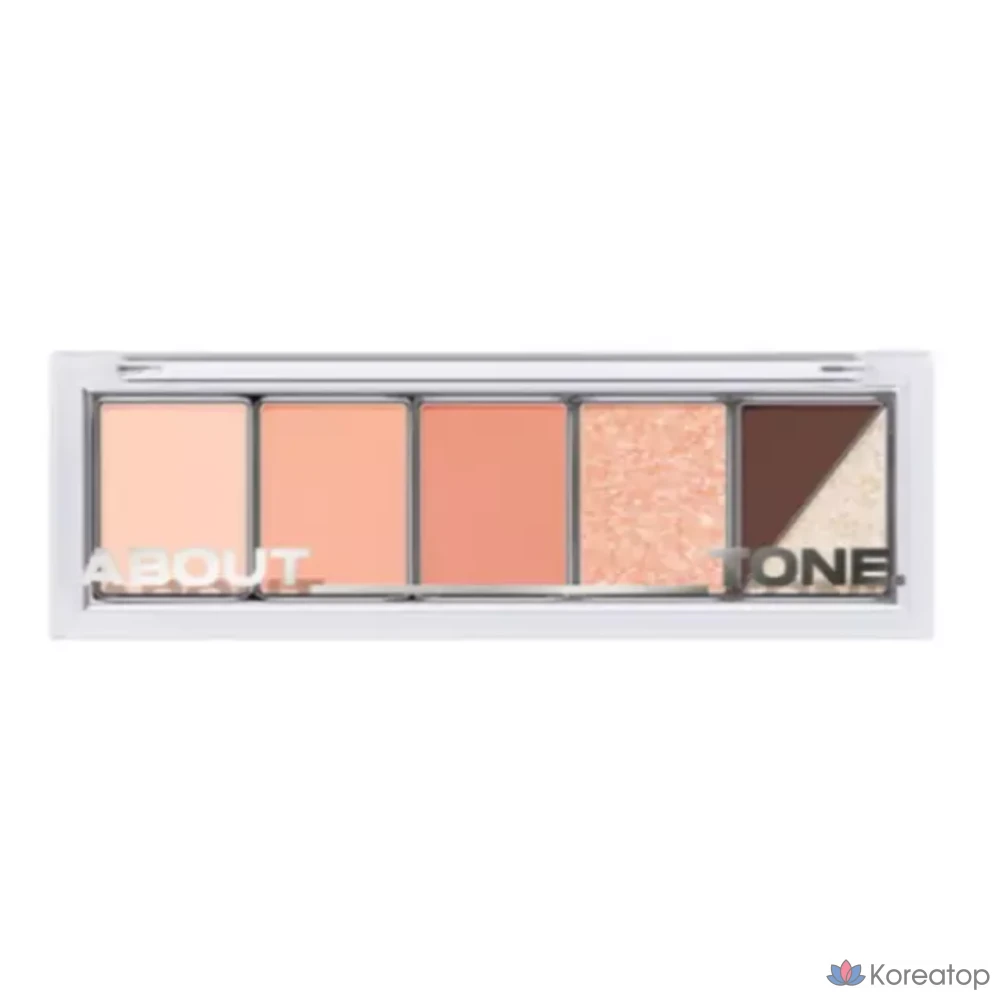 Палитра теней для век ABOUT TONE Return to Basics, оттенок 08 Peach Breeze, 1 шт.