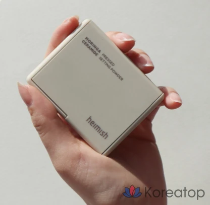 Прессованная фиксирующая пудра Heimish Moringa Ceramide, 5 г, белая, 1 шт.