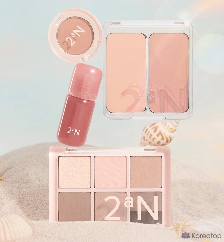 Палетка теней для век 2an Better Me Eye Palette, оттенок 23 Sandy Beach, 4.5 г, 1 шт., фото 4