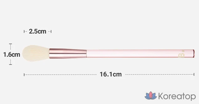 Кисть для хайлайтера Vanillaco, розовая, 1 шт.