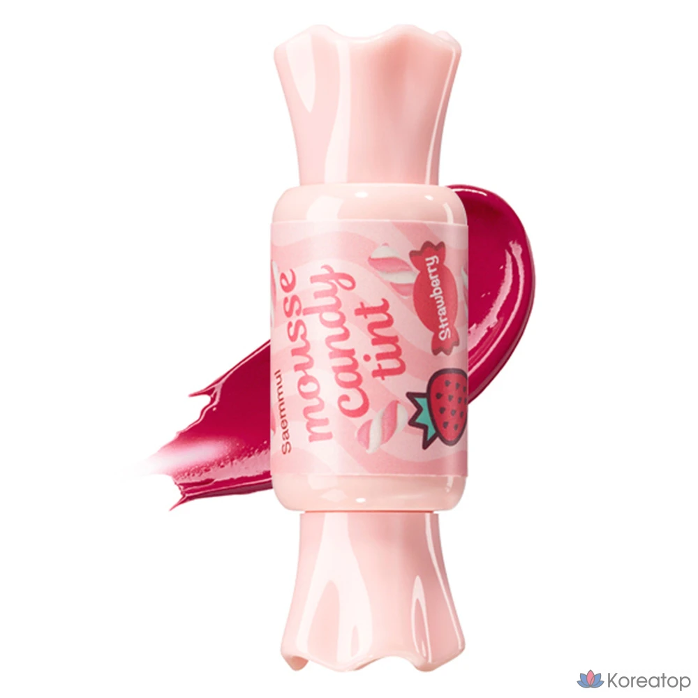 Тонирующий мусс The Saem Sammul Mousse Candy Tint 8 г, 2 шт. Клубничный мусс, 1 шт.