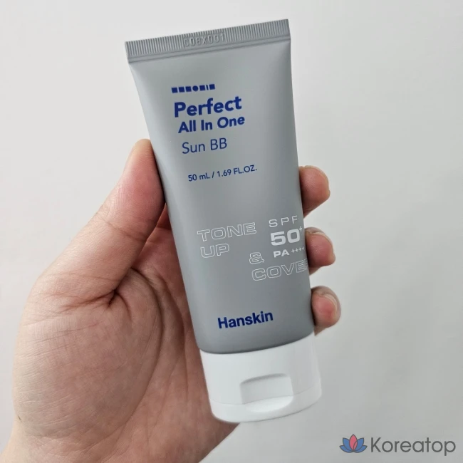 Солнцезащитный BB-крем HANSKIN Perfect All-in-One, 50 мл, оттенок 01 Beige, 1 шт.