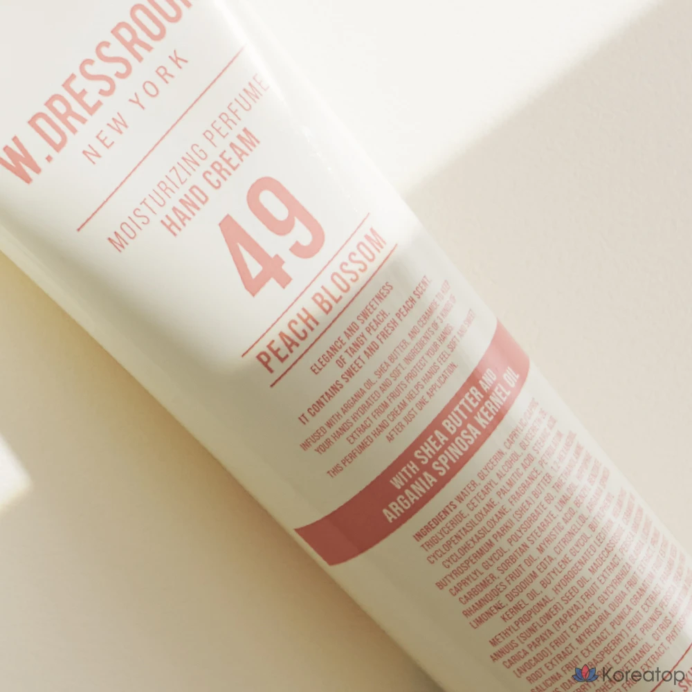Парфюмированный крем для рук W.Dressroom № 49 «Цветущий персик», 1 шт., 100 мл, фото 2