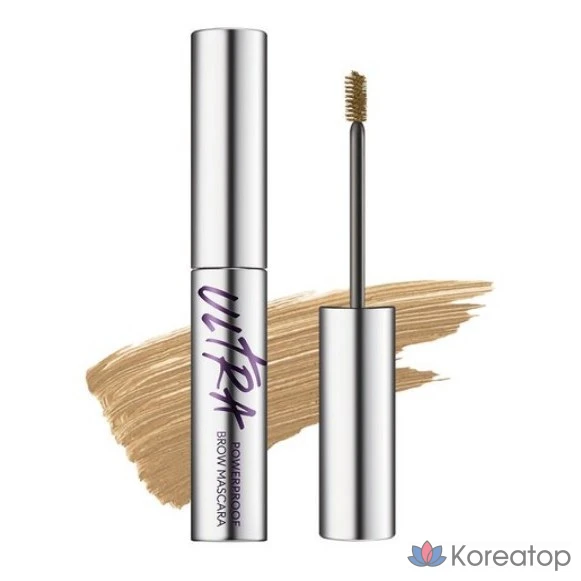 Missha Ultra Powerproof Brow Cara, 4 г, светло-коричневый, 1 шт.