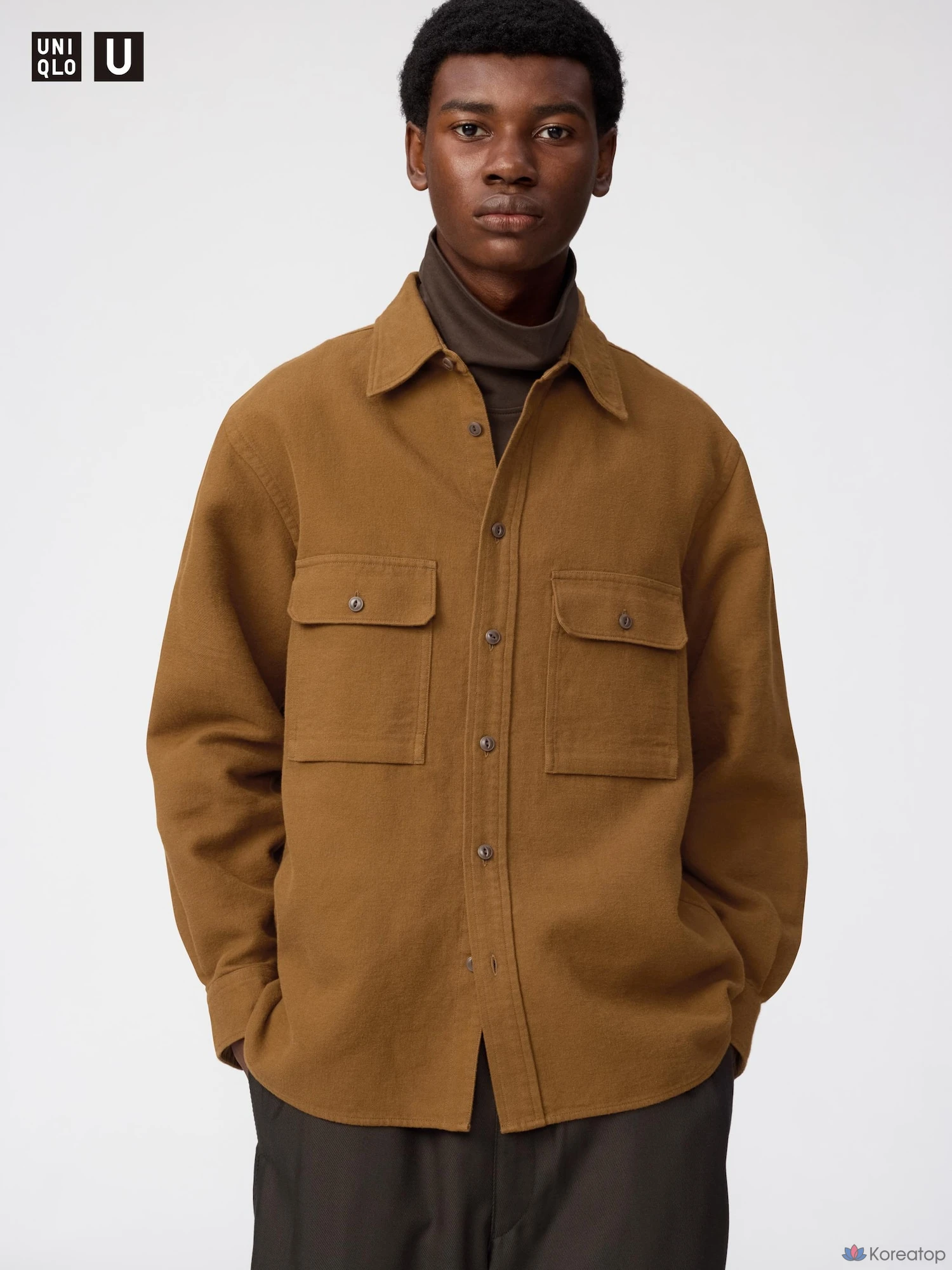 Рубашка Uniqlo Brushed Cotton Shirt