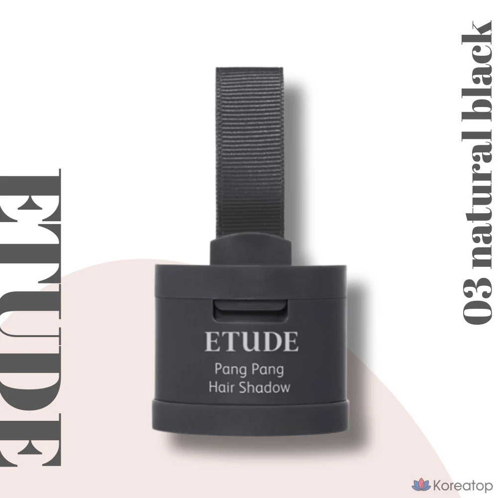 Тени для волос Etude House Pang Pang, 3,5 г, 00. Натуральный черный, 1 шт.