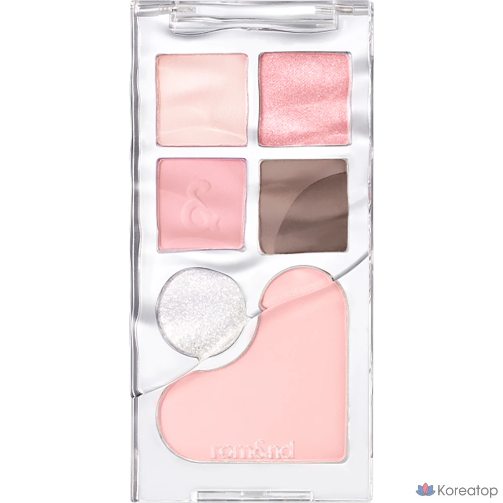 Палетка теней ROM&amp;ND Bare Layer, оттенок 02 Strawberry Mood, 1 шт.