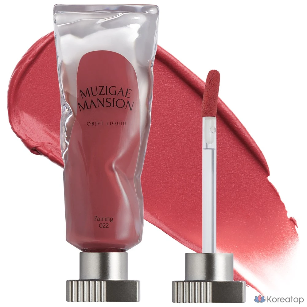 Тинт для губ Muzigae Mansion Objet Liquid Tint, оттенок 022 Pairing, 6 мл, 1 шт.