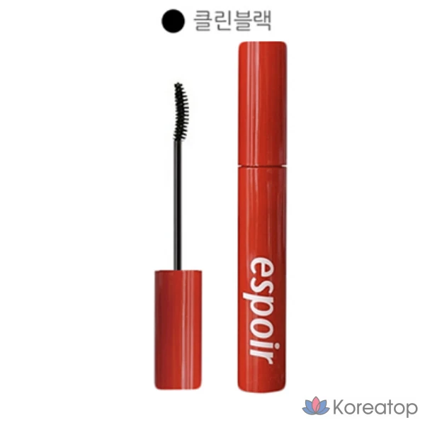 Водостойкая тушь для ресниц Espoir Waterproof XP No-Mudging Mascara, 9 г, цвет Clean Black, 1 шт.