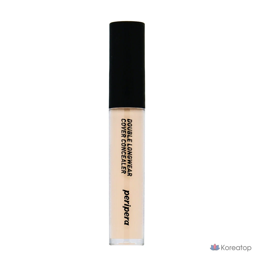Консилер Peripera Double Longwear Cover Concealer, оттенок 01, цвет слоновой кости, 1 шт.