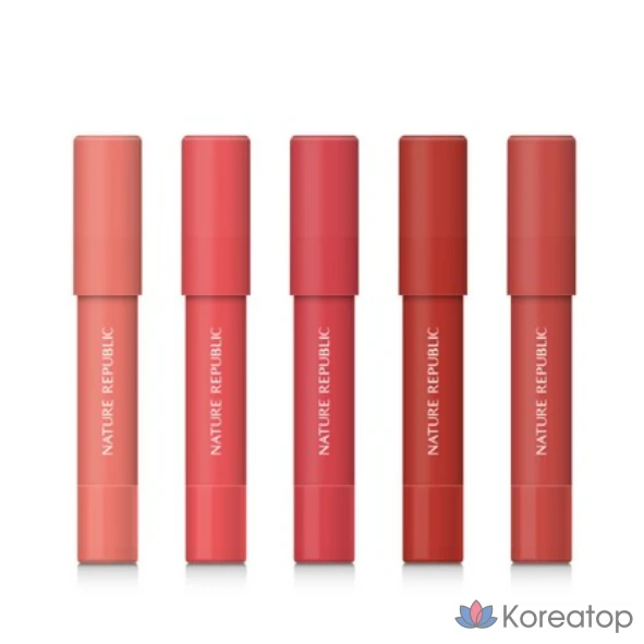 Карандаш для губ Nature Republic Eco Velvet 2,8 г, № 03 «Гибискус», 1 шт.
