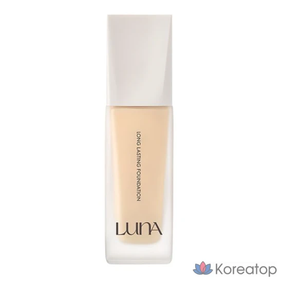 Тональная основа Luna, 30 мл, 1 шт., № 21 Ваниль (нейтральный оттенок)