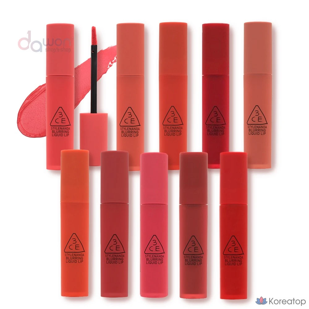 Жидкая помада 3CE Blurring Liquid Lip, оттенок NUDE SCENE, 5,5 г, 1 шт., фото 2