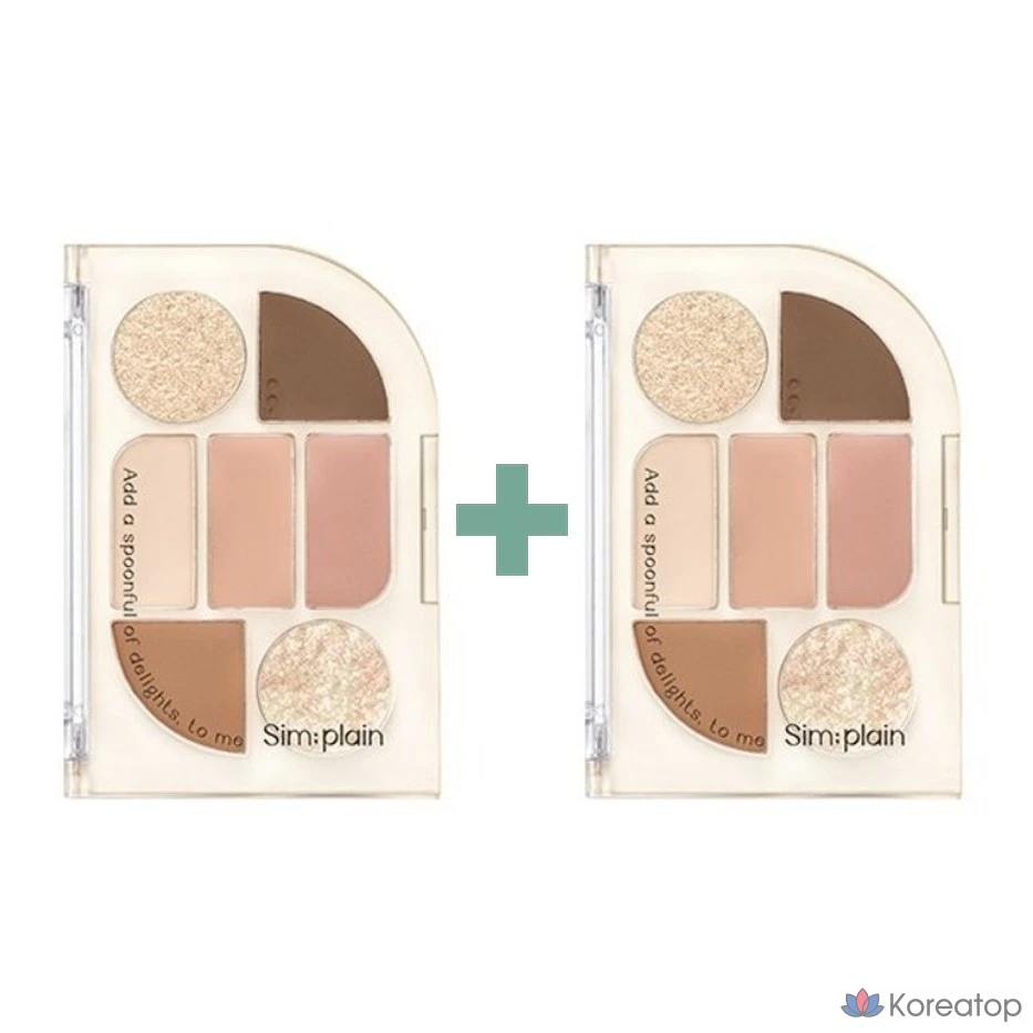 Палетка теней для век Clio Simple Rain, 1+1 Chiffon Blossom, 1 шт.