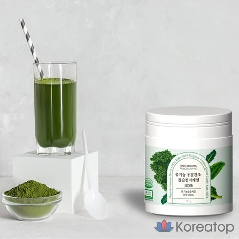 Органический порошок из кудрявой капусты Nature&#039;s Story Bulk, высушенный методом сублимации