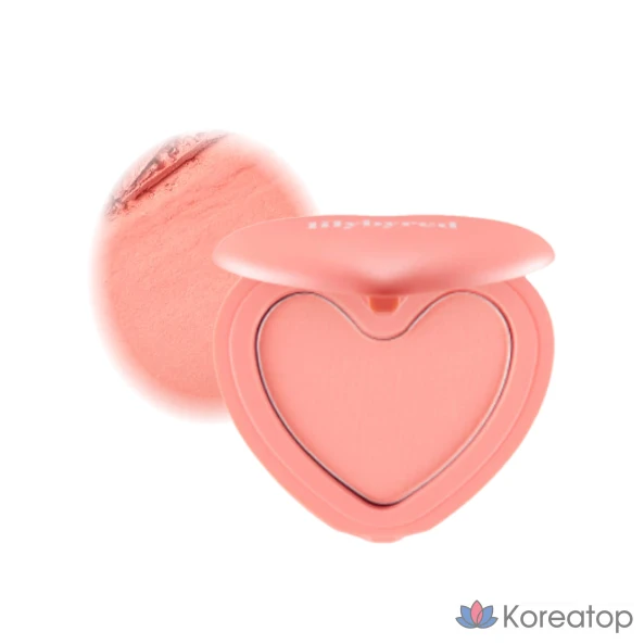 Румяна Lilybyred Love Beam Cheek Blusher, оттенок 01 Yeori Beam (Coral Pink), 4.7 г, 1 шт.