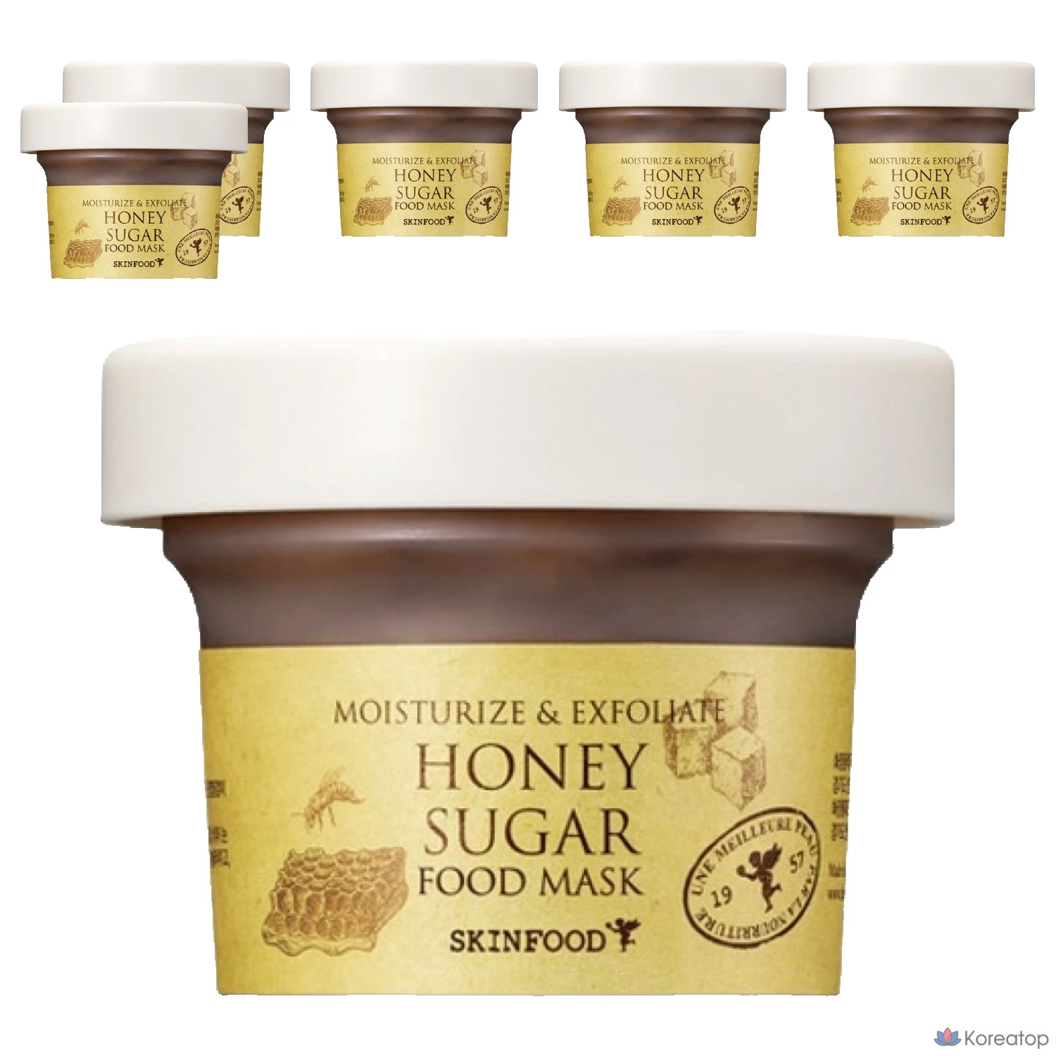 Маска для лица Skinfood Honey Sugar Food Mask 120 г, 1 упаковка, 6 штук