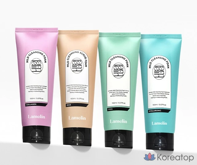 Очищающая пенка Lamelin с мягкой гиалуроновой кислотой, 1 шт., 150 мл