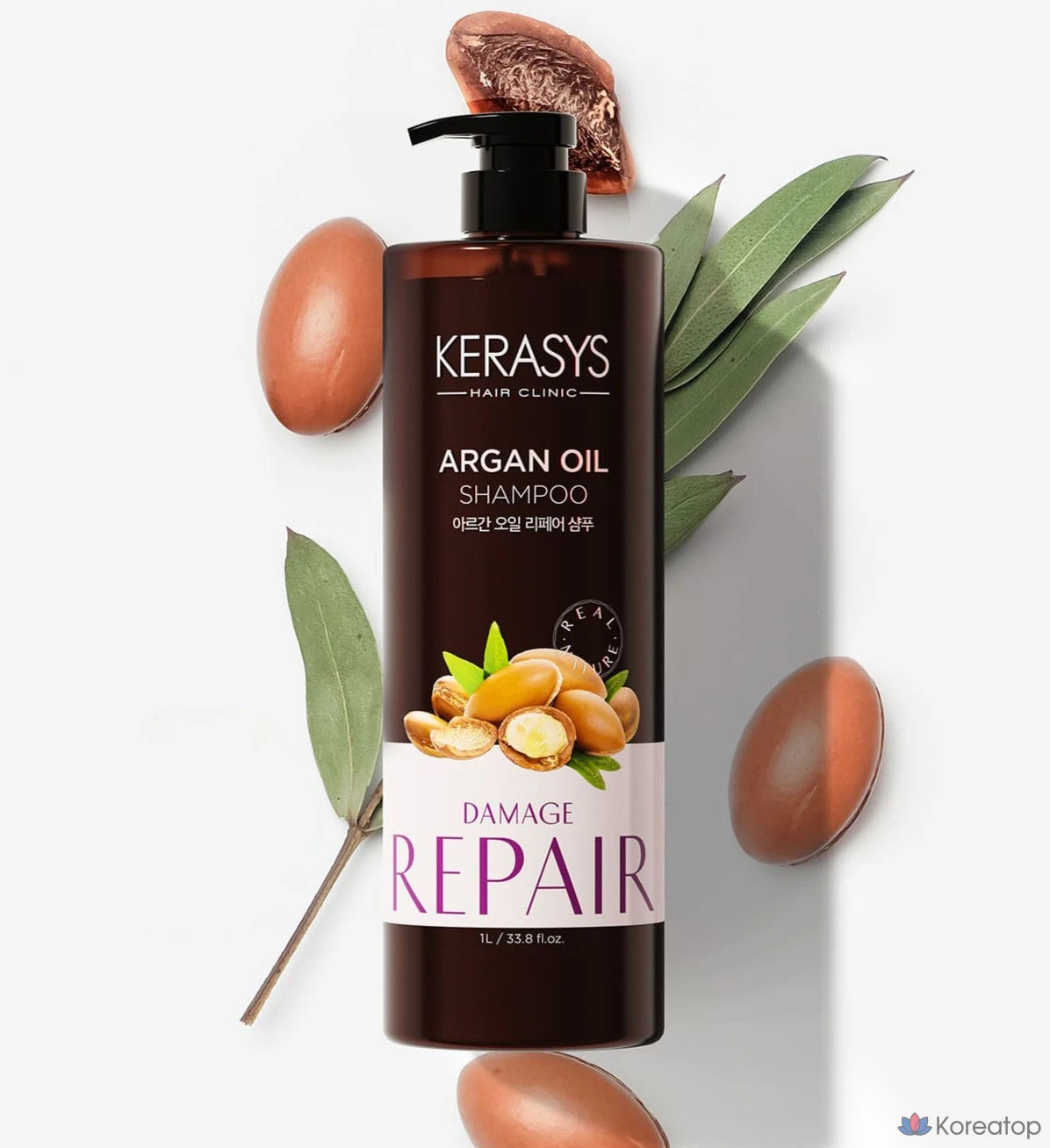 KeraSys Шампунь с аргановым маслом, 1 л, 1 шт.