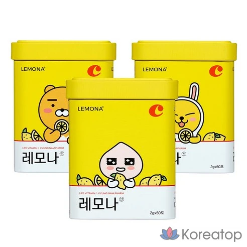 Витамины Lemona Kakao Friends Edition в жестяной коробке