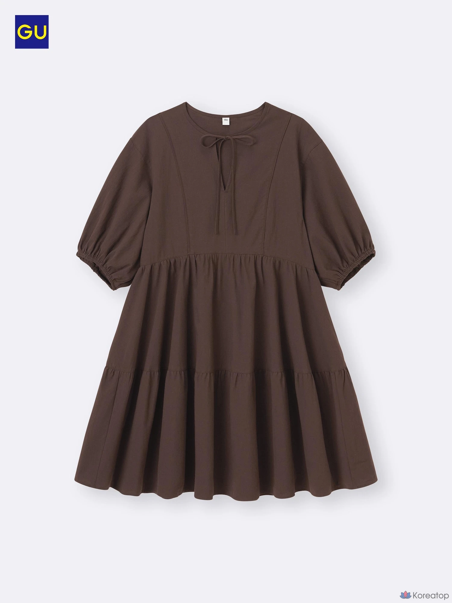 Платье Uniqlo Tiered Tunic Dress (Short Sleeve)