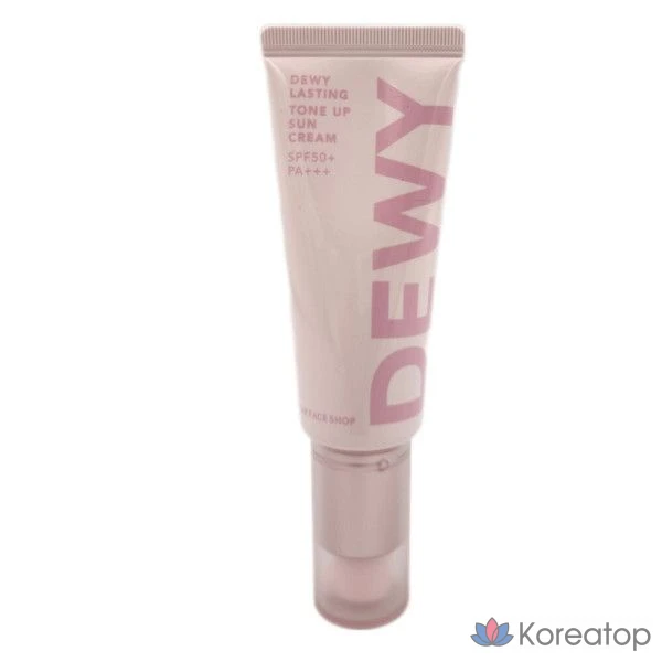 Солнцезащитный крем The Face Shop Dewy Lasting Tone-Up Sun Cream SPF50+ PA+++, 35 мл, 1 шт.