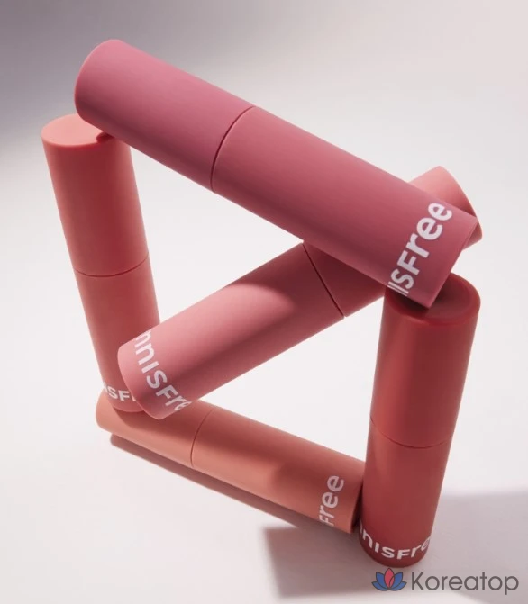 Innisfree Airy Matte Tint, 3,8 г, № 5, розовый (Radish Pink), 1 шт., фото 5