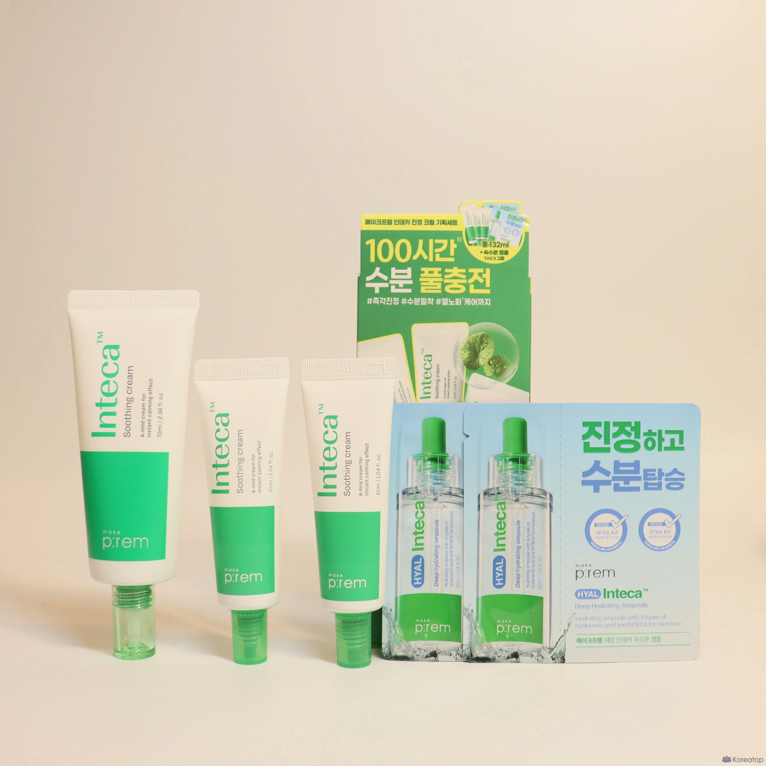 Успокаивающий крем MAKE P:REM Inteca, 80 мл, 132 мл, 1 шт.