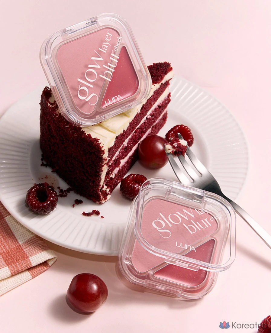 Румяна Luna Glow Layer Blur Cheek, оттенок 14 Rose Cake, 1 шт., фото 5