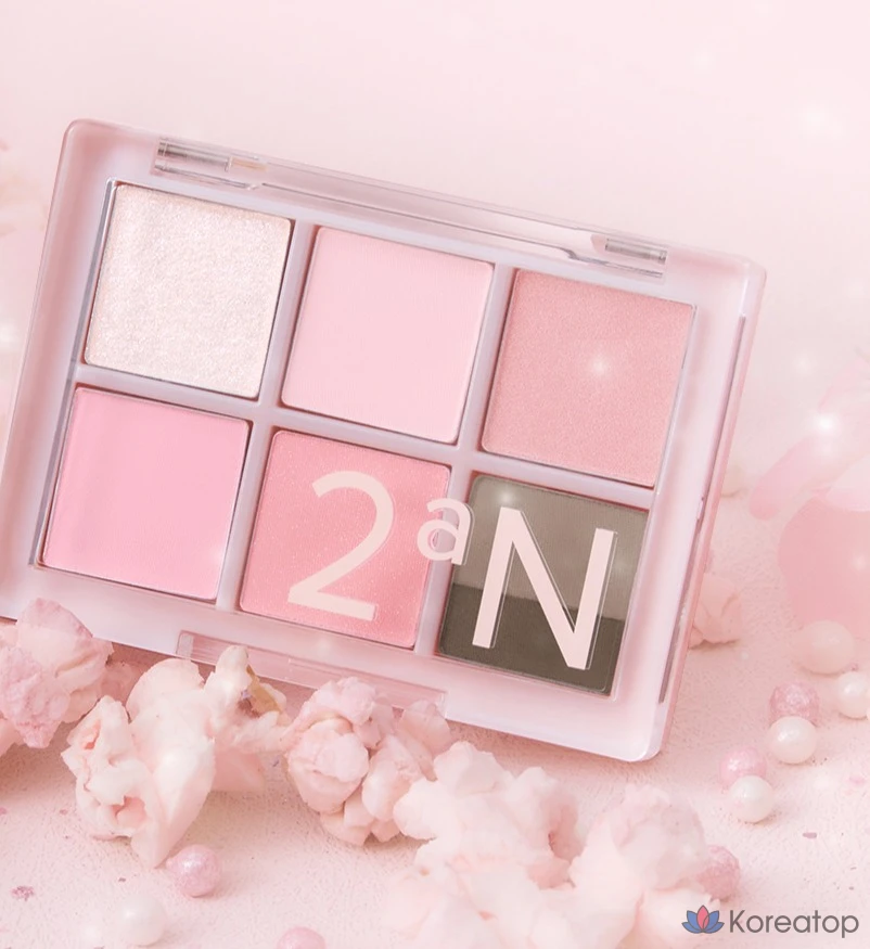 Палетка теней для век 2an Better Me Eye Palette, оттенок 21 Blooming Pink, 1 шт., фото 3