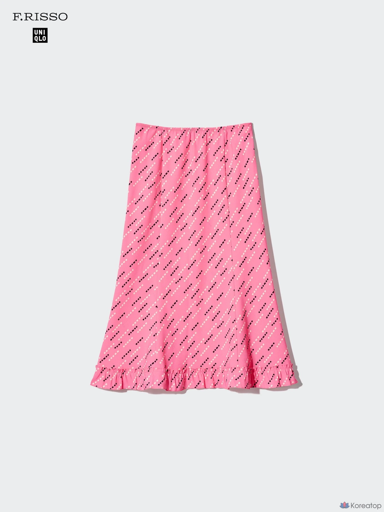 Юбка Uniqlo Flare Long Skirt, принт