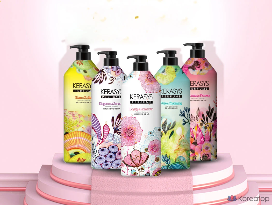 Парфюмированный шампунь KeraSys с ароматом «Чистота и очарование», 980 мл, 1 шт.