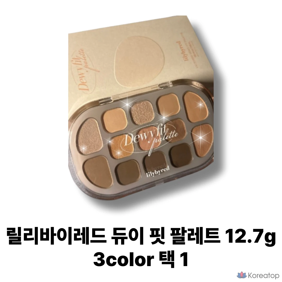 Палитра теней для век Lilybyred Dewey Fit Palette 3color Tack 1 / тени для век lilybyred shades, розовый чай с молоком, 1 шт