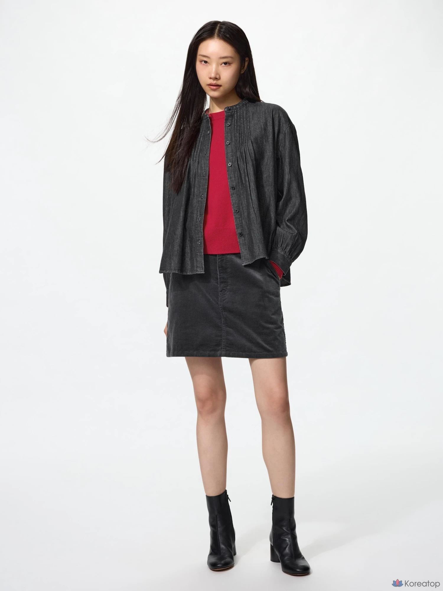 Юбка Uniqlo Corduroy Mini Skirt