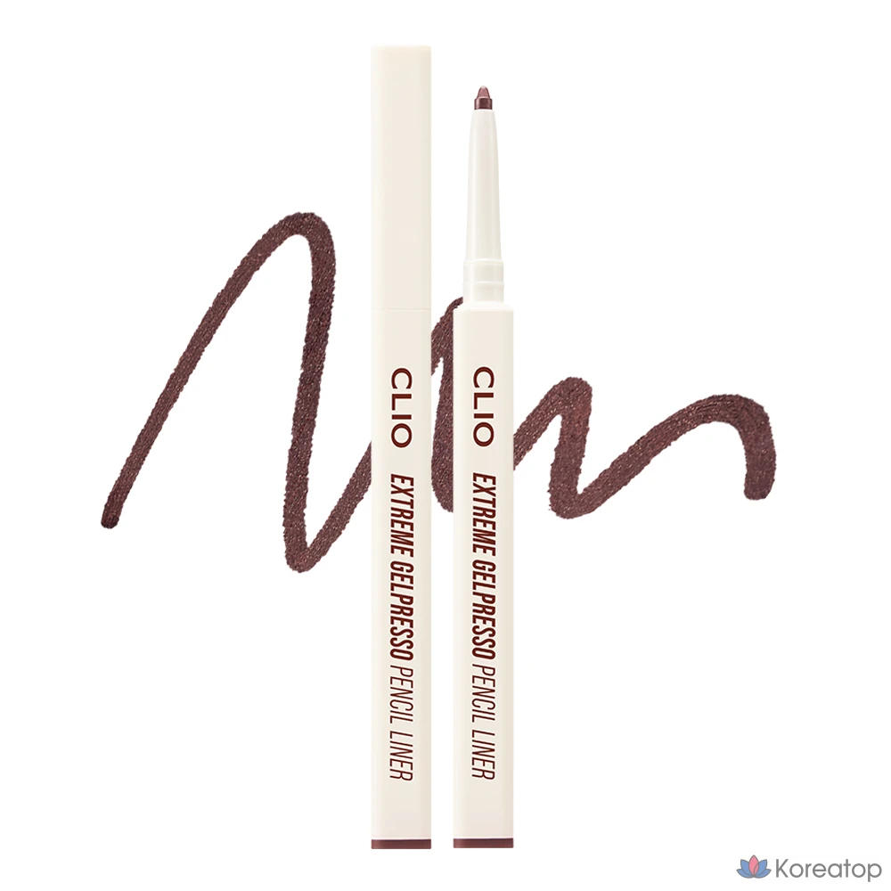 Подводка для глаз Clio Extreme Gelpresso Pencil Liner, оттенок Glam Brown, 1 шт.