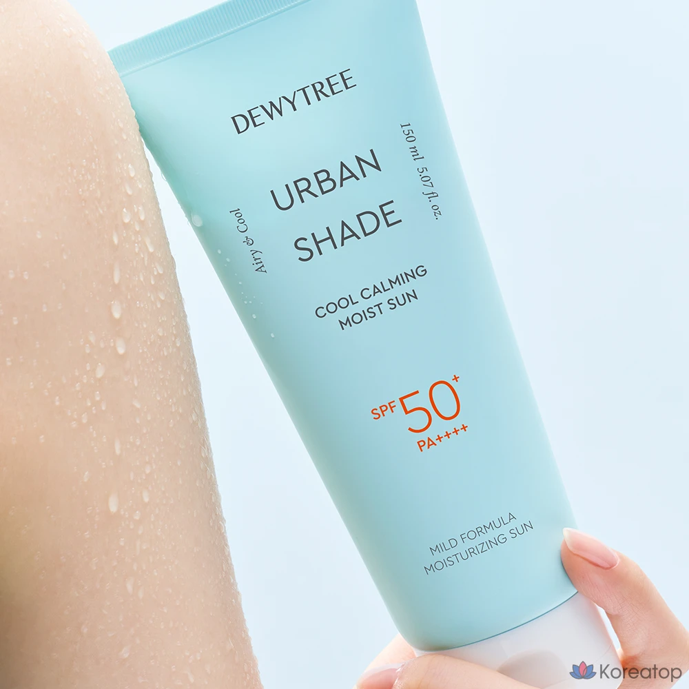 Солнцезащитный крем Dewytree Urban Shade Cool Calming Moisture Sunscreen SPF50+ PA++++, 150 мл, 1 шт., фото 5