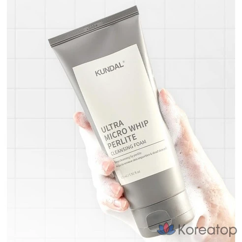 KUNDAL Пенка для лица очищающая с перлитом Ultra Micro Whip Perlite Cleansing Foam, 175 мл