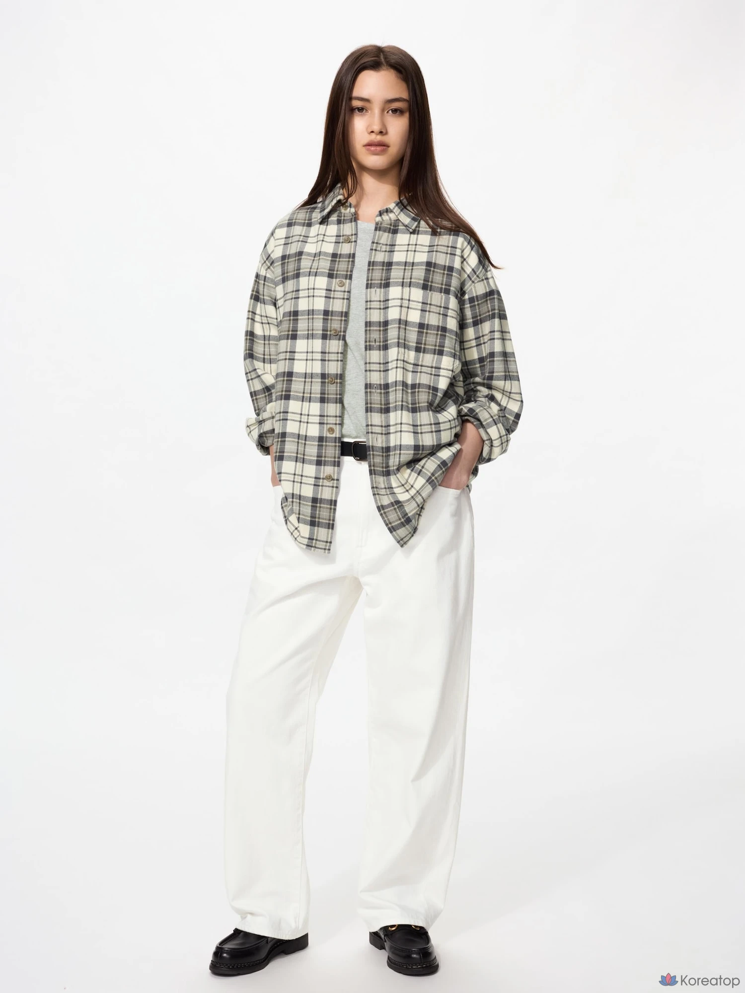 Рубашка фланелевая Uniqlo Tartan Check A