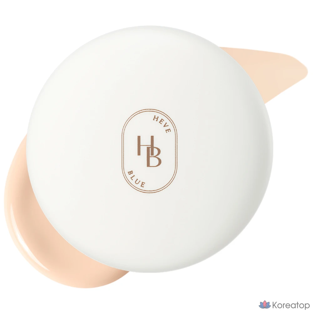 Тональный крем-кушон HEVEBLUE Makeup Pro Ectoin Tree Semi-Matte Fit Cushion, 1 шт., цвет слоновой кости.