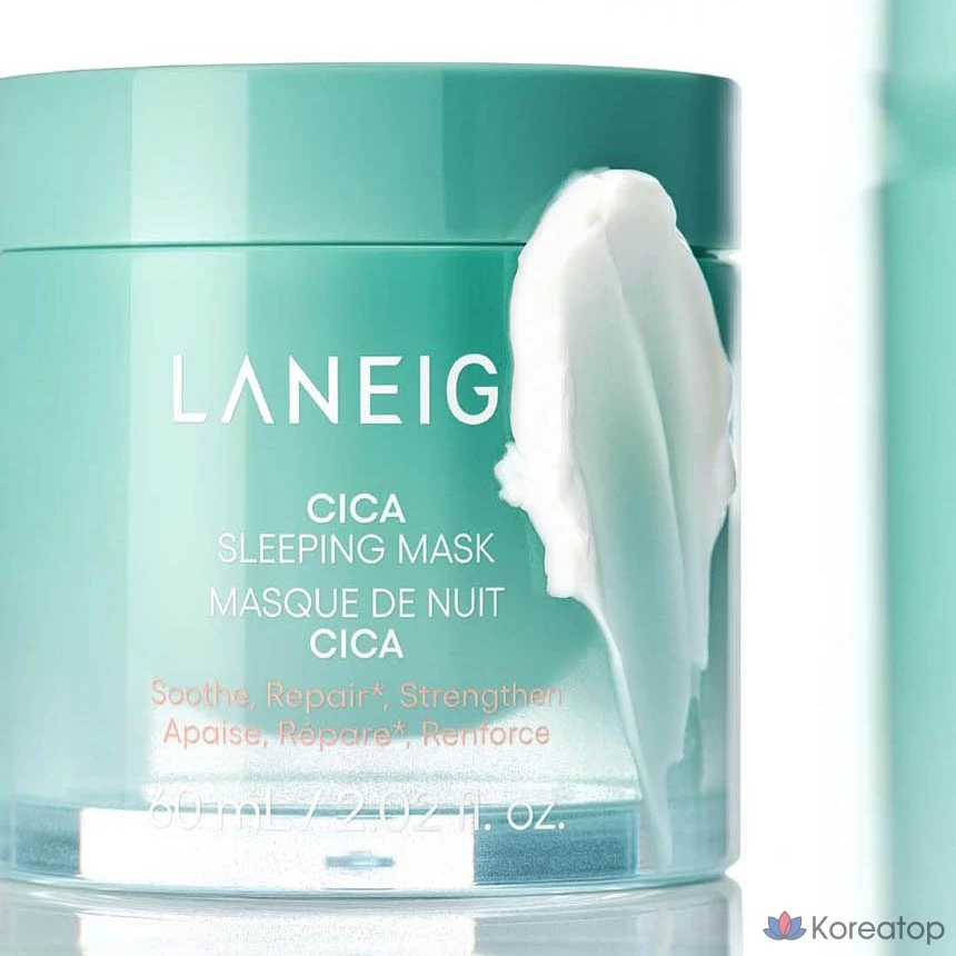 Ночная маска для лица Laneige Cica, 60 мл, 1 шт., фото 5