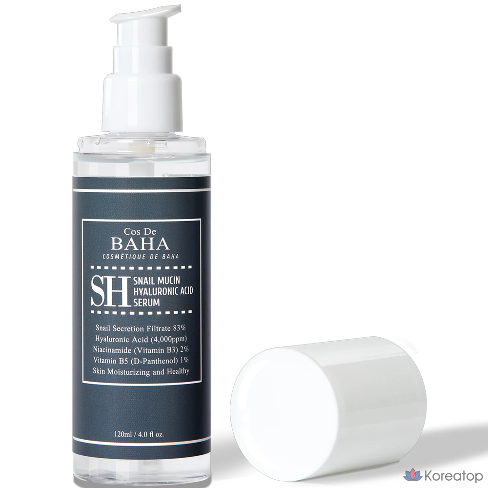 Cos De Baha SH Фильтрат слизи улитки 83% Сыворотка с муцином улитки, 120 мл, 1 шт.
