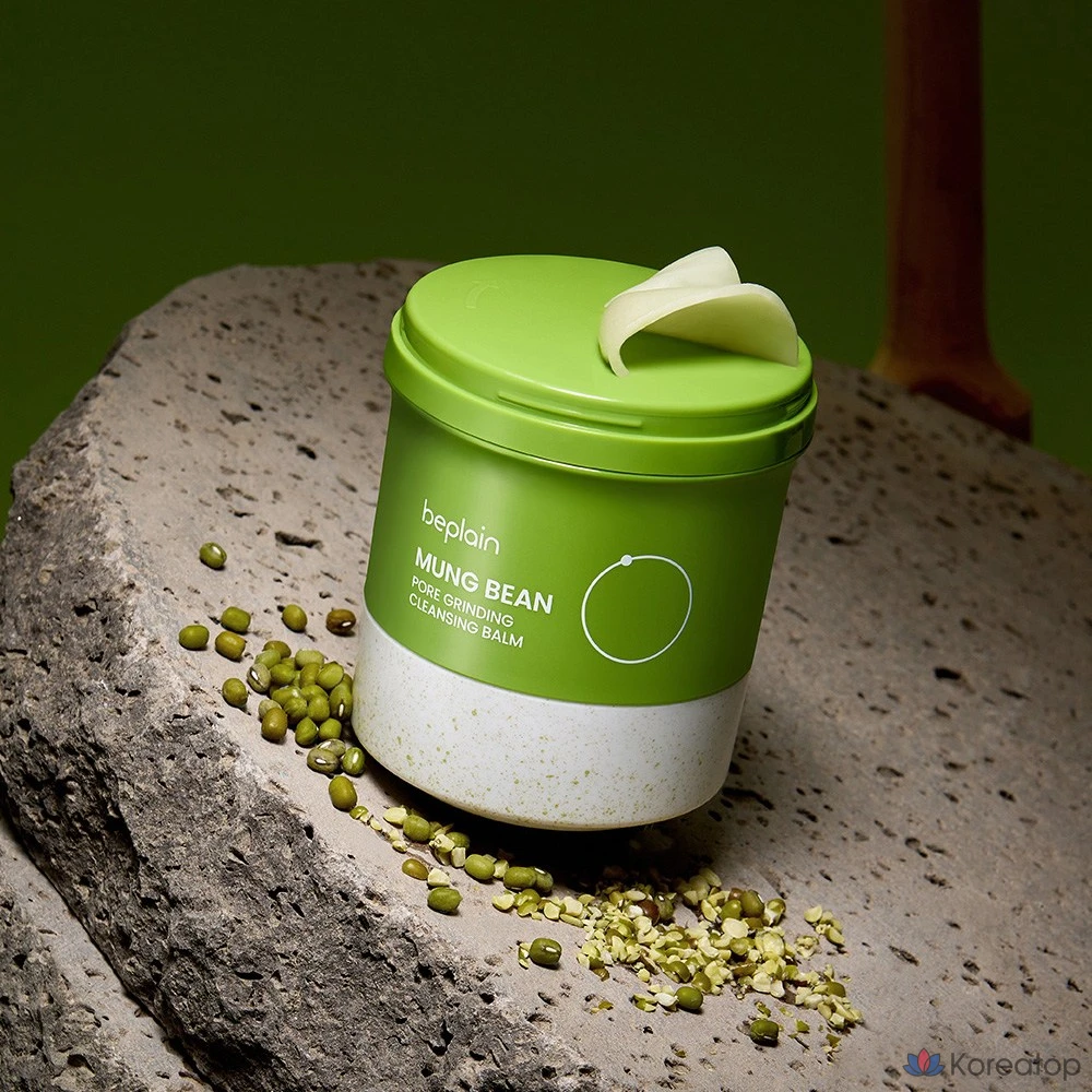 Очищающий бальзам для лица B.Plain Mung Bean Pore Grinding Cleansing Balm, 1 шт., 100 мл, фото 5