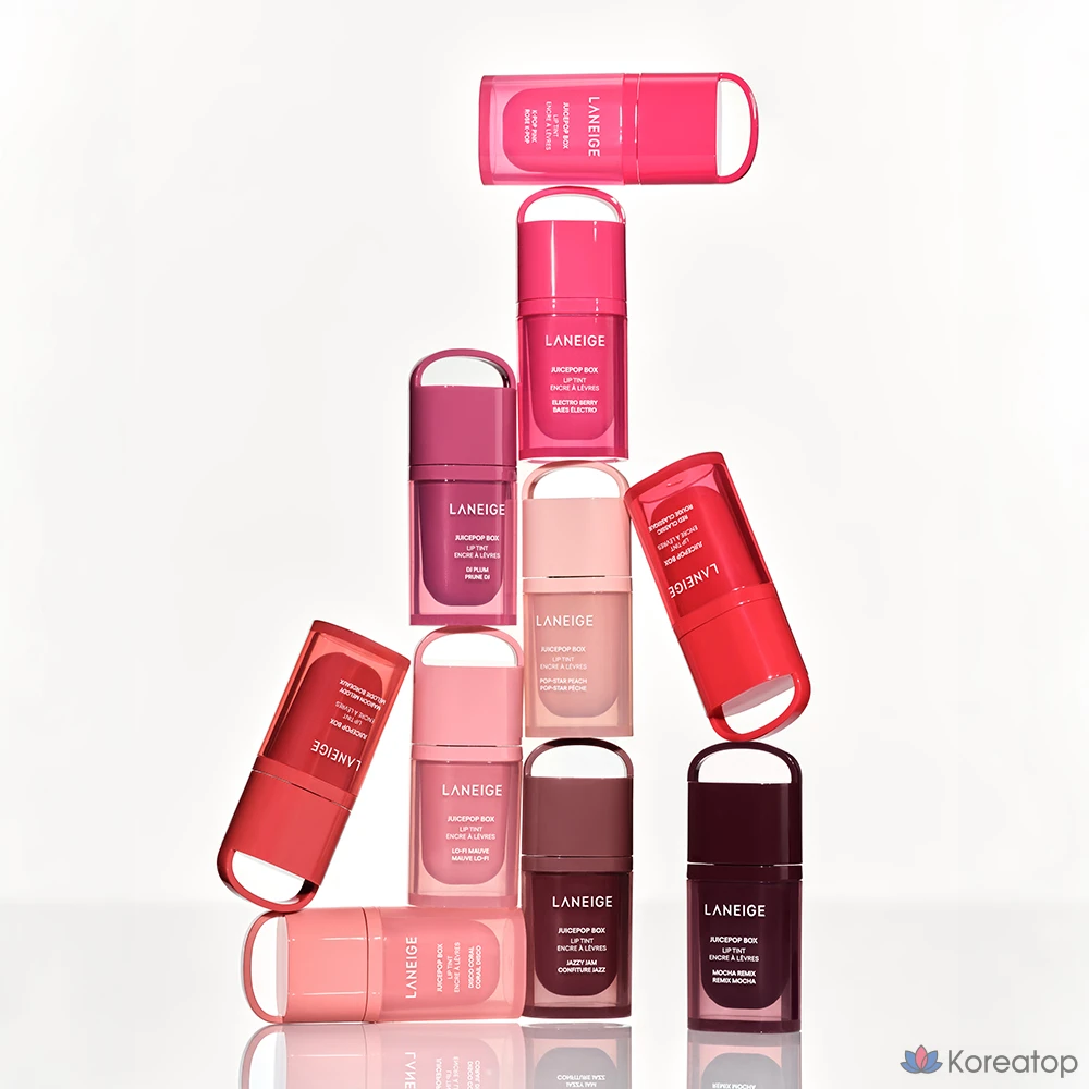 Тинт для губ LANEIGE Juicy Pop Box Lip Tint, оттенок 8 Mocha Remix, 4.5 г, 1 шт., фото 5