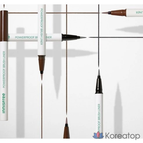 Водостойкая подводка-кисть Innisfree Powerproof Brush Liner коричневая