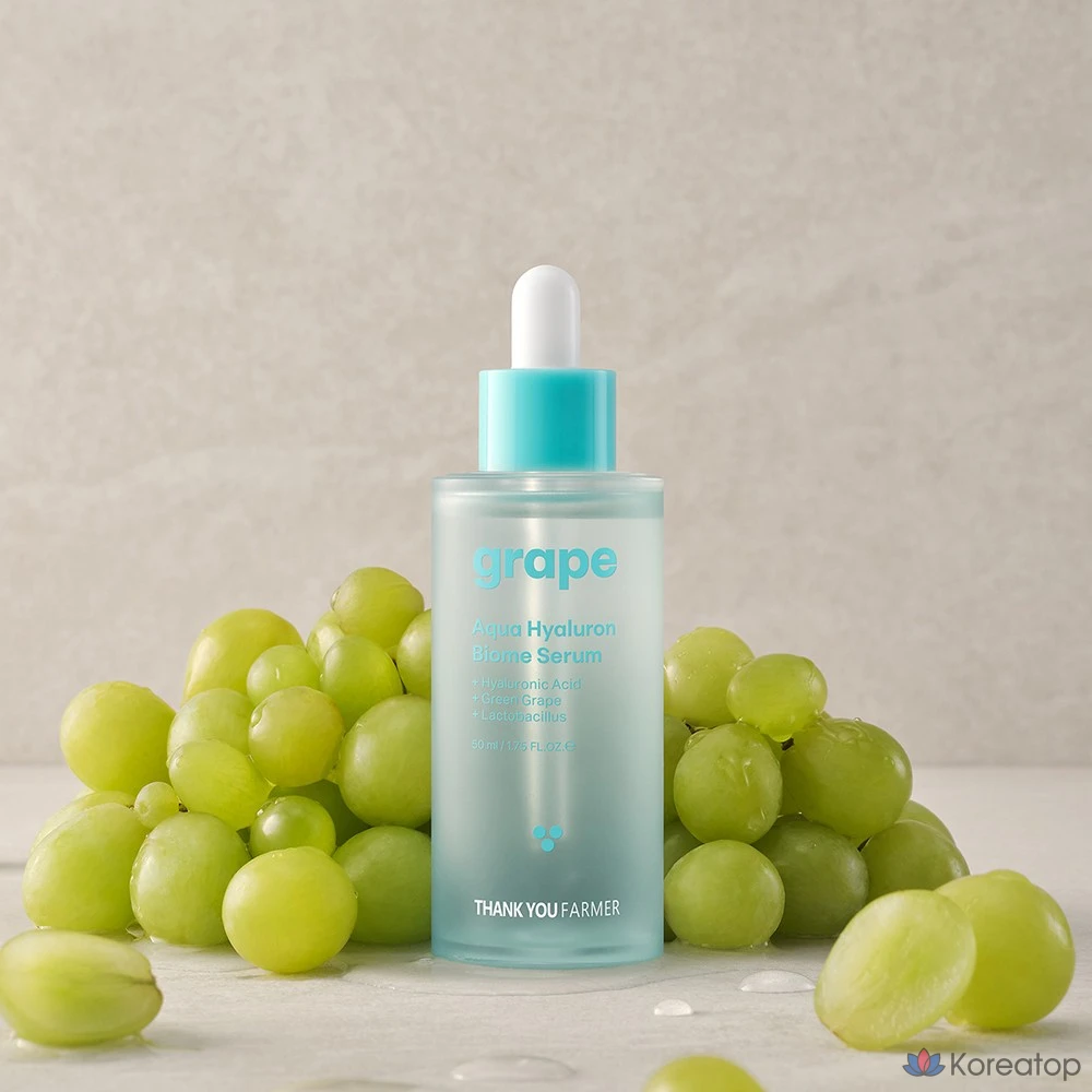 Сыворотка для тела Thank You Farmer Green Grape Aqua Biome Serum, 50 мл, 1 шт.