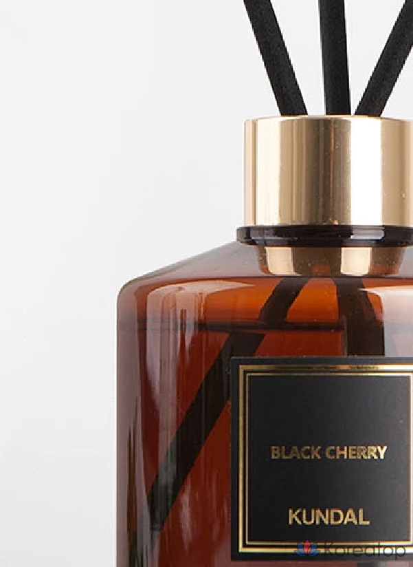 Ароматический диффузор Kundal, 2 шт., фибровый стик, 10 шт., Черная вишня, 200 мл, 1 шт.