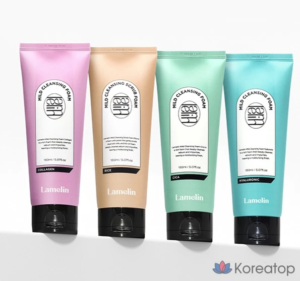 Очищающая пенка Lamelin Mild Collagen, 150 мл, 1 шт.