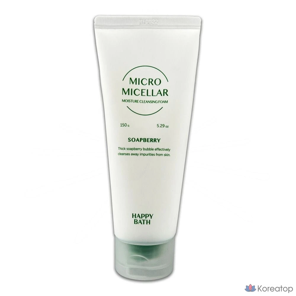 Очищающая пенка Happy Bath Soapberry Foam Moisture, 150 г, 1 шт.