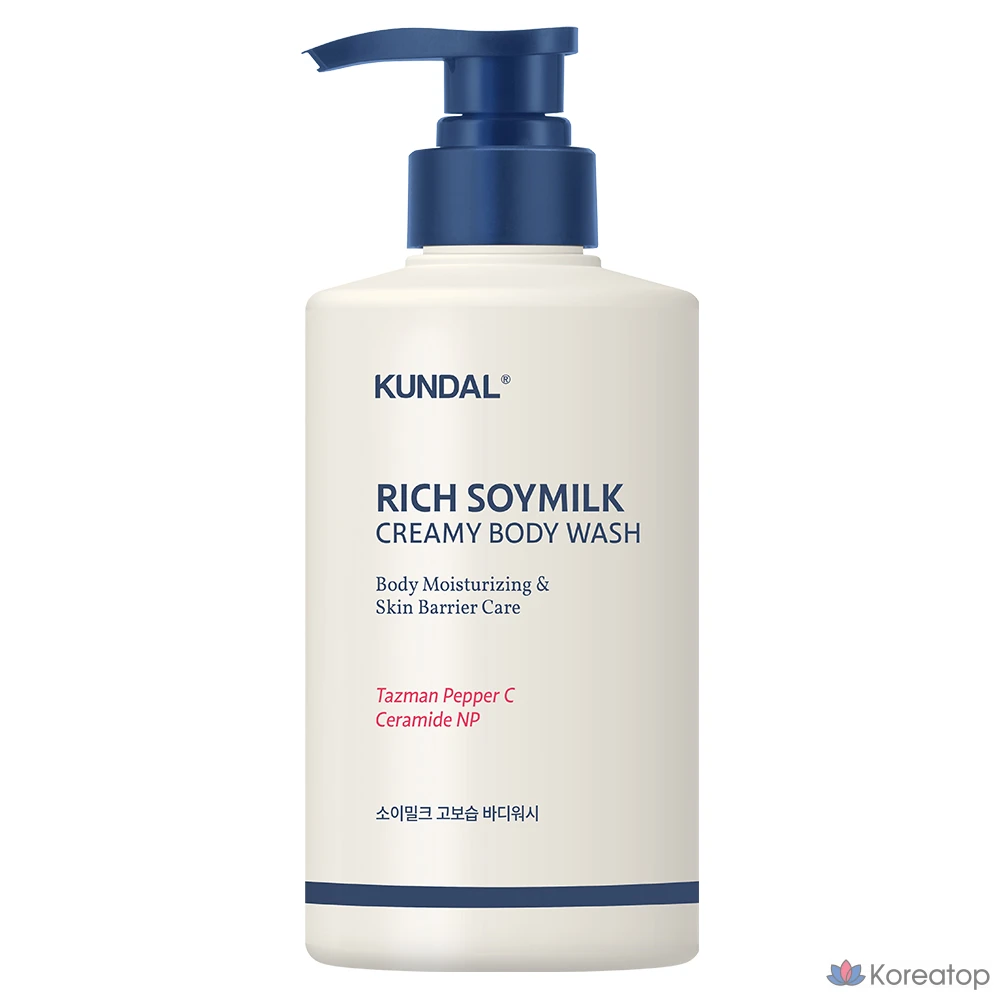 Кремообразный гель для душа Kundal с соевым молоком, 500 мл, 1 шт.