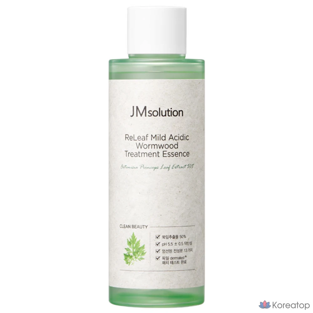 Эссенция для лечения слабокислотных заболеваний кожи головы с экстрактом полыни JM Solution Relief, 1 шт., 200 мл.